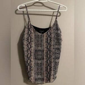 Le Chateau Chiffon Spaghetti Strap top, size xs